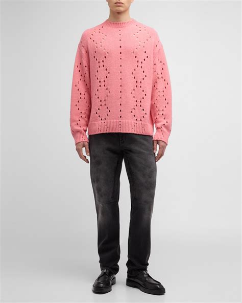 givenchy holey sweater|givenchy sweater clearance men.